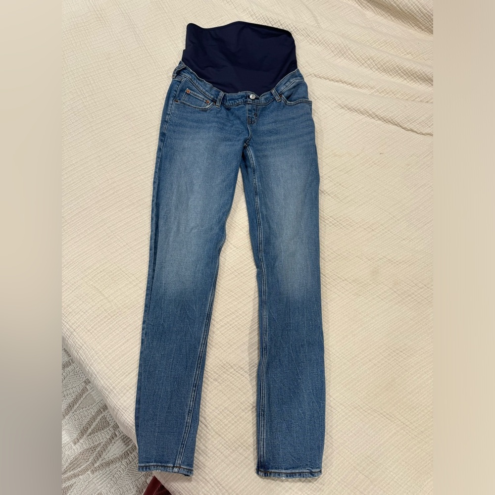 Women’s Abercrombie maternity jeans 90s straight jean
